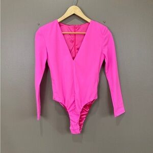 Women’s shoulder  padded Bodysuit size small